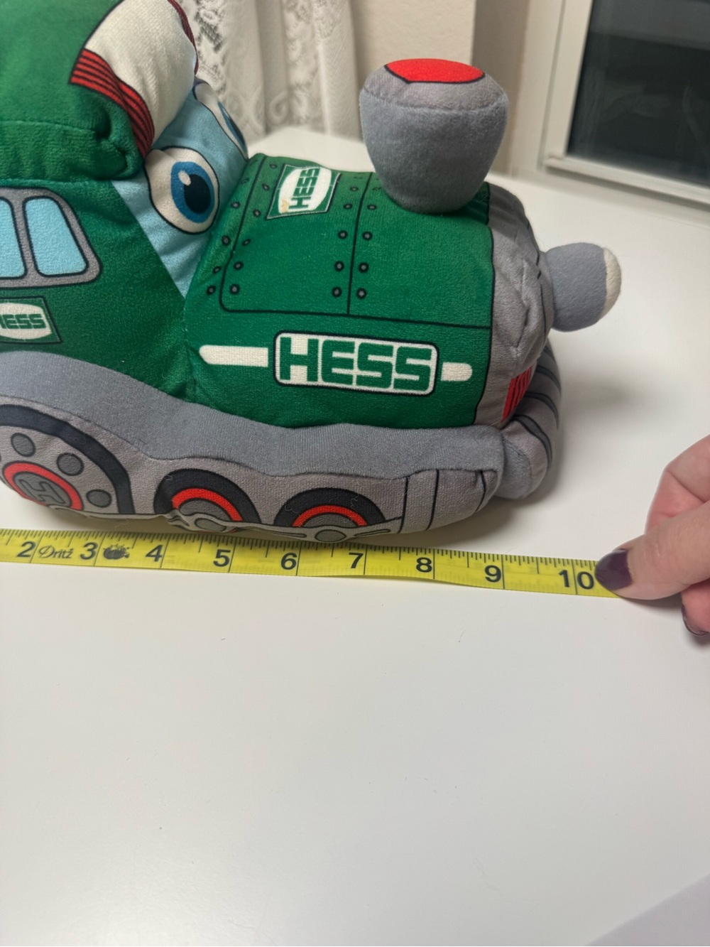 HESS Green Plush Tank Toy for Kids - Soft Stuffed Vehicle - Picture 2 of 4